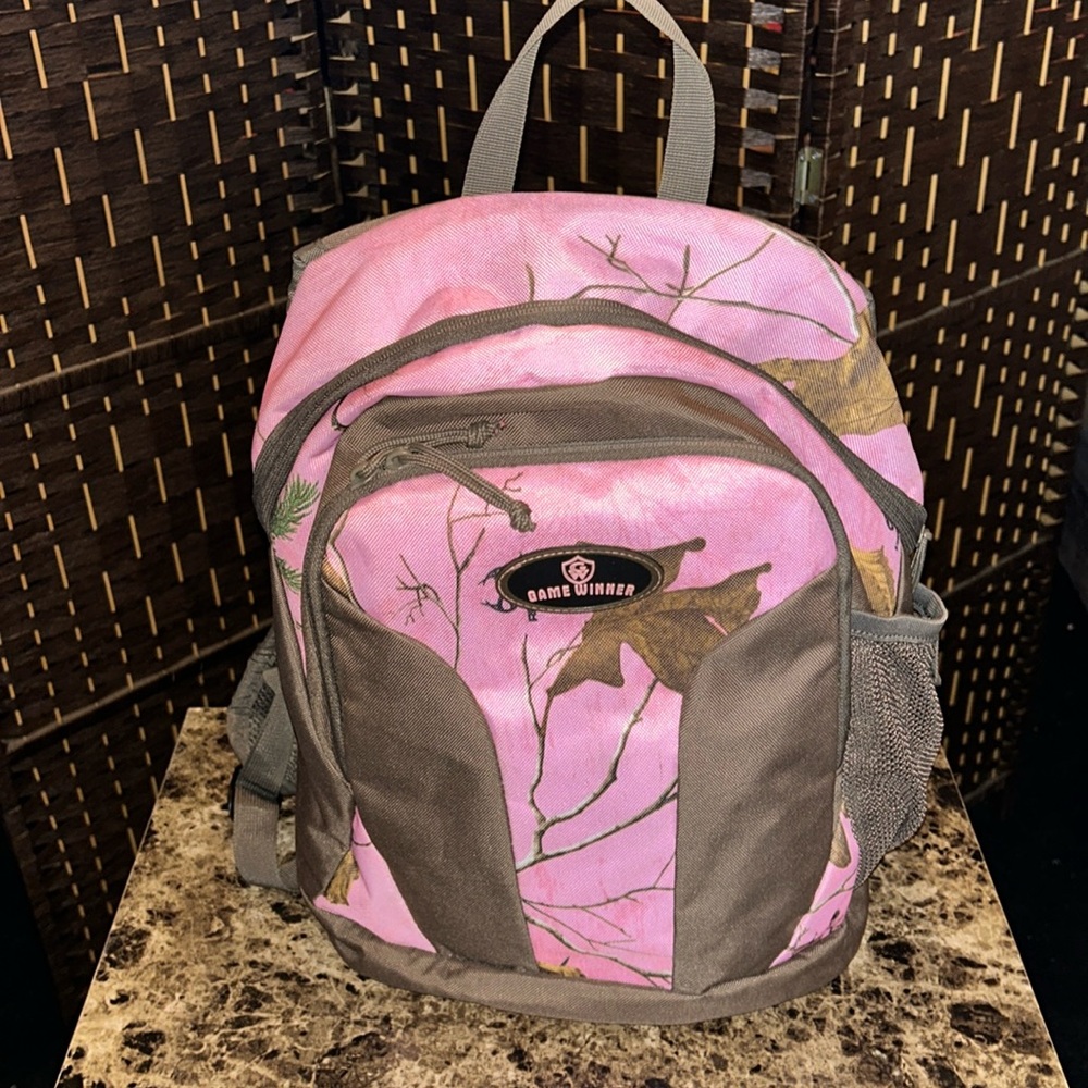 Backpack Game Winner Pink Camouflage Backpack